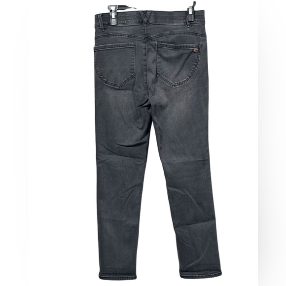 Democracy Ab technology tummy control faded black ankle Jean size 8 - Picture 2 of 10